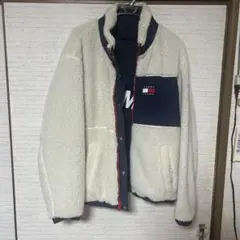 TOMMY JEANS フリースジャケット　ボア　リバーシブル