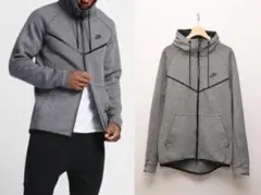 NIKE ナイキ テックフリース ウィンドランナー ジップパーカー L グレー