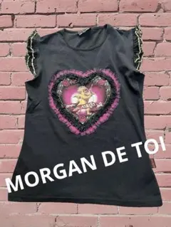 MORGAN DE TOI 天使 ハート レース カットソー Y2K 地雷のサムネイル