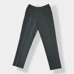 Alma Design センタープレス クロップド テーパードパンツ グレー M