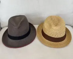 【2個セット】中折れハット【62cm XL】