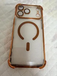 iPhone17ProMax ケース MagSafe対応 オレンジ