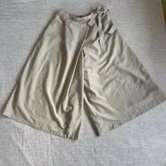 green label relaxingレディースリボンキュロットスカート