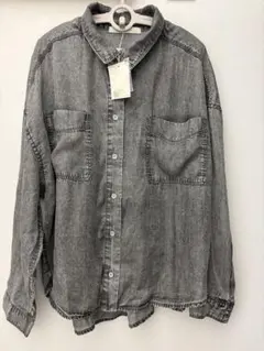 週末セール☆Jena espace merveilleux テンセルデニムシャツのサムネイル
