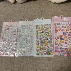 プクプクシール　4枚セット