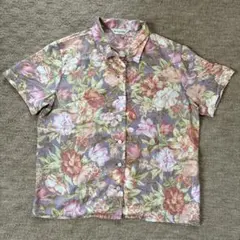 【最終価格】McGREGOR 花柄 半袖シャツ Mサイズ