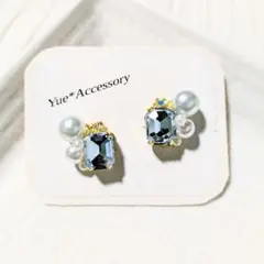 S-131　ハンドメイド☆ビジューピアス／イヤリング