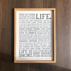 HOLSTEE社/ホルスティー社製　マニフェストポスター（木製フレーム付き）