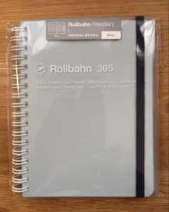 Rollbahn365フリーダイアリークリアブルー L