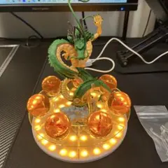 目が光る神龍ペン&ドラゴンボールスタンド - メルカリ
