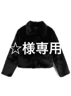 ステンカラーファーコート[kd112]