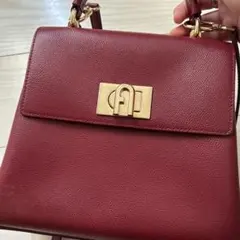 値下げ FURLA レザー ショルダーバッグ