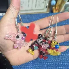 ビーズ ディズニー ストラップ