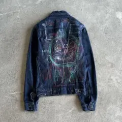 Levi’s ハンドペイント デニムジャケット Gジャン グランジ アメカジ