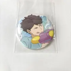 ハイキュー　及川徹　岩泉一　水遊び　缶バッジ ハイキュー及川徹岩泉一缶バッジ