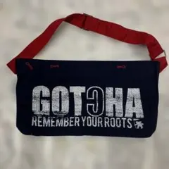GOTCHA エプロンバッグ ネイビー レッド