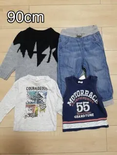 M50 子供服 キッズ服 男の子 トップス パンツ まとめ売り 夏服 冬服