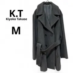 K.T キヨコ タカセ カシミヤ ウールコート KIYOKO TAKASE M
