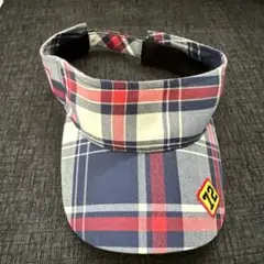 HALY RUID チェック柄バイザー フリーサイズ