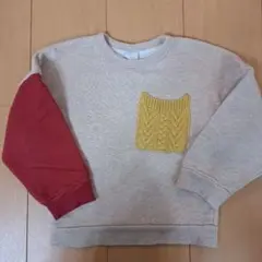 DILASH ベージュトレーナー 100サイズ