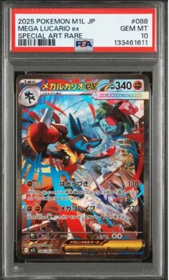 ルカリオEX RR PSA10 MルカリオEX PSA10 ポケモンカード ポケモンカード MルカリオEX