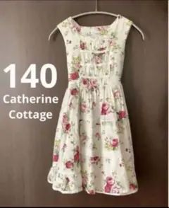 140 キャサリンコテージ⭐︎コットン生地のワンピース