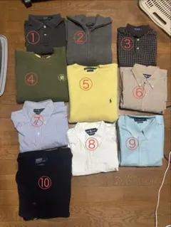 カ*ン様 Polo Ralph Lauren 10点セット Lサイズ ポロシャツ