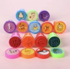 ポケモンキャラクター スタンプ 12個セット