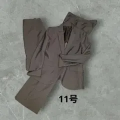 美品★whitejoola ビジネスセットアップ3点セット　グレー 11号
