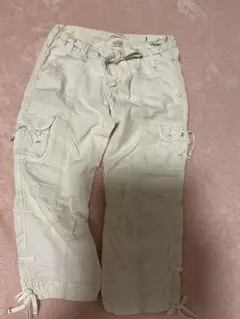 Abercrombie & Fitch ホワイトカーゴパンツ X-Small