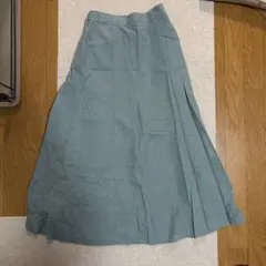 アース　リネンフレアスカート　ミント