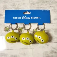 ディズニー　東京ディズニーリゾート限定　リトルグリーンまん　キーチェーン