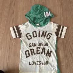 e.a.B フード付き半袖Tシャツのサムネイル