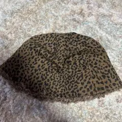 ヒョウ柄 バケットハット