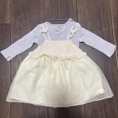 petit main ロンパースワンピース　80cm