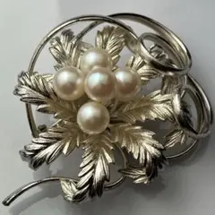 本真珠 ブローチ