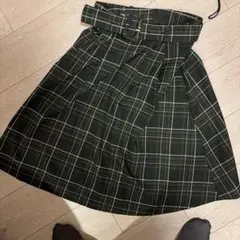 ZARA チェックスカート