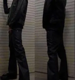 goar.archive flare oil pants M - メルカリ