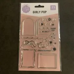 新品未使用　未開封　こどものかお　スタンプクリアスタンプシート