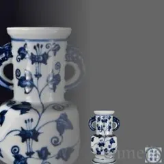 中国古美術・珍品・大明成化紋・五彩魚藻紋瓶・花瓶・唐物・陶磁器・青 