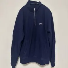 STUSSYハーフジップ ネイビー ステューシー