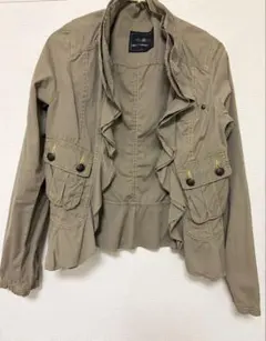zara 丸襟クロップドデニムジャケット xsサイズ あさぎーにょさん着用 