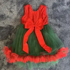 美品　キッズ　120 クリスマスドレス