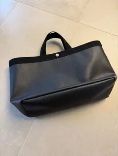 Herve Chapelier トートバッグ ブラック　革のサムネイル