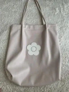 MARY QUANT マリークワント デイジー パッチ ソフト トート ピンクのサムネイル