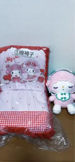 マイメロディ1等座椅子　＆　ピアノちゃんぬいぐるみ♡