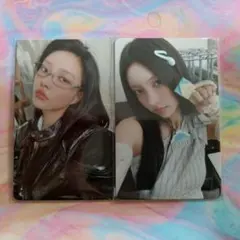 ILLIT ユナ NOT CUTE ANYMORE Weverse トレカ 2枚