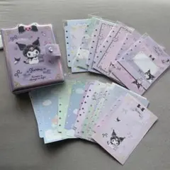 クロミときめくシールバインダーシール帳サンリオ正規品メモ帳チャーム付き