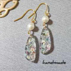≪334 ①≫レジンピアス 400円