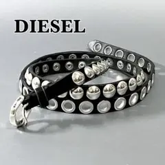 DIESEL　スタッズベルト　ハトメベルト　レディース　レザー　レディースのサムネイル